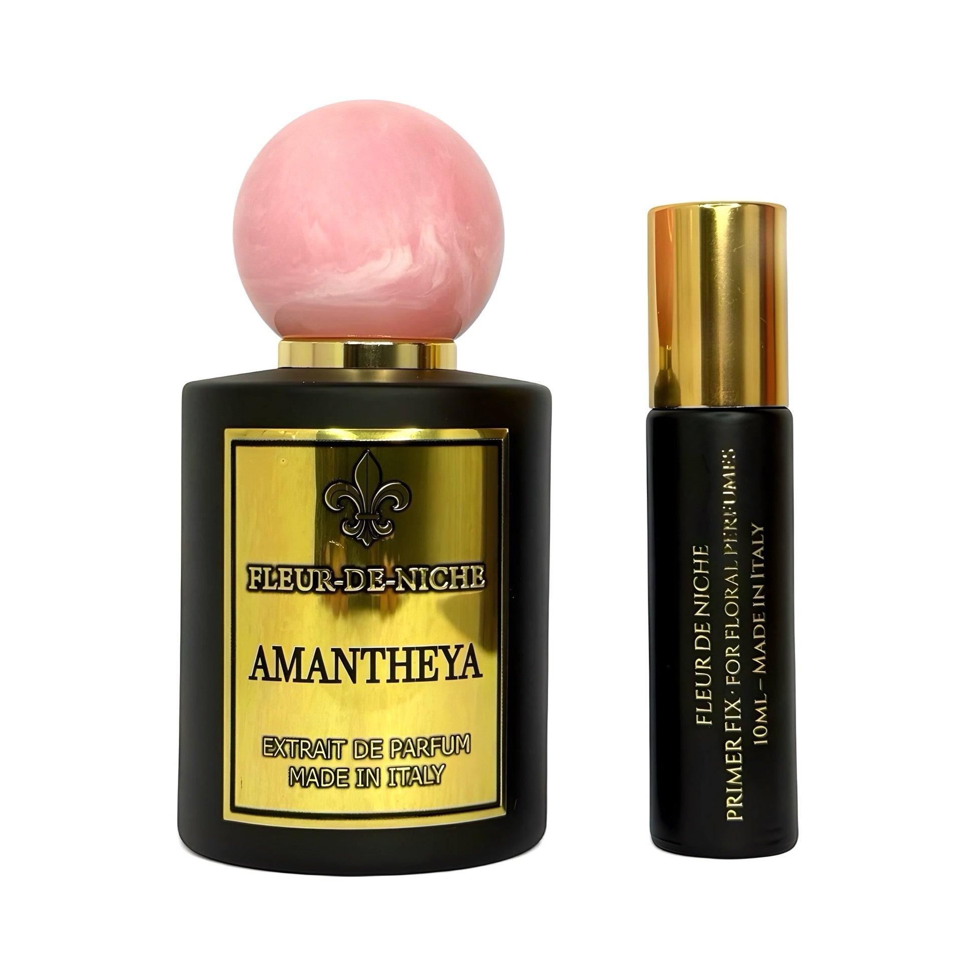 Dettaglio Amantheya – note di violetta, peonia e muschio bianco