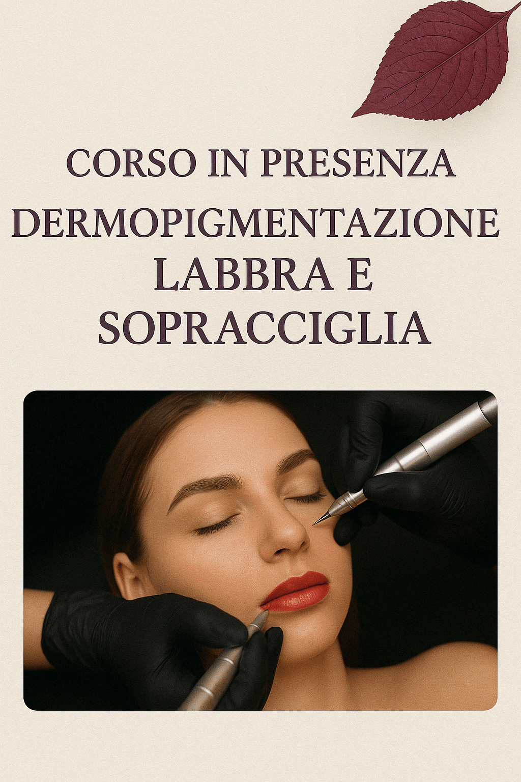 Corso dermopigmentazione labbra e sopracciglia – formazione professionale con teoria e pratica
