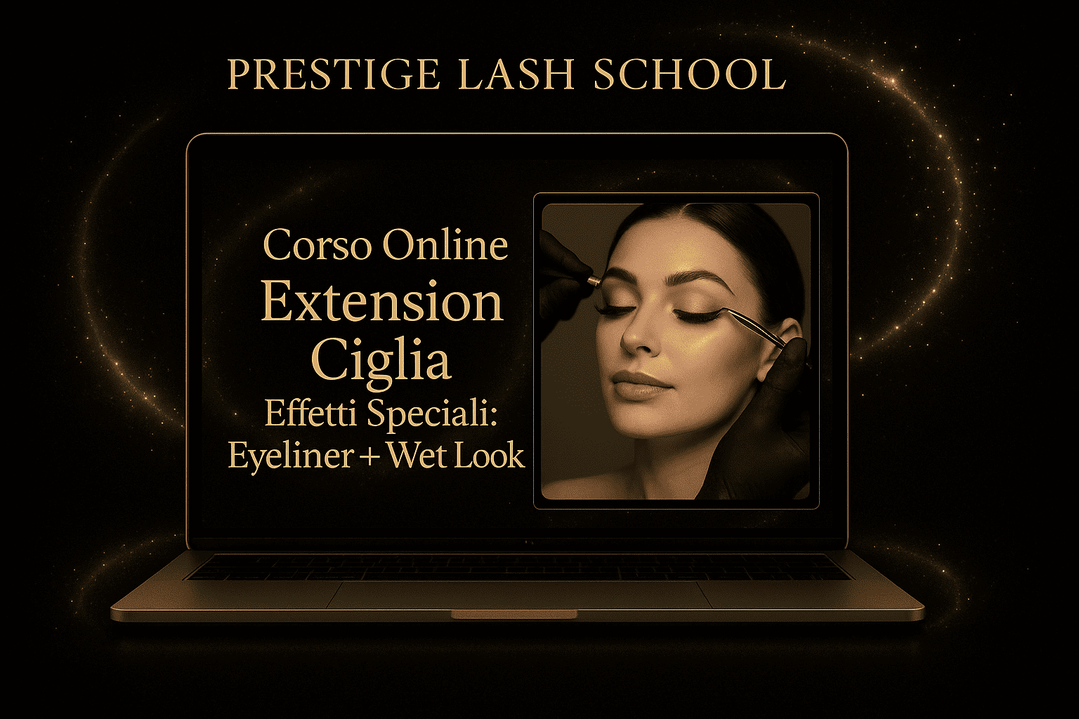 Corso Online Extension Ciglia – Tecniche Avanzate Eyeliner e Wet Look con applicazione professionale
